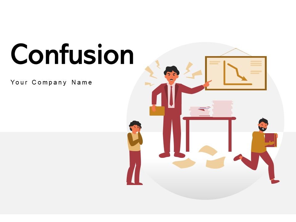 Confusion Business Problem Circles Ppt PowerPoint Presentation Complete ...