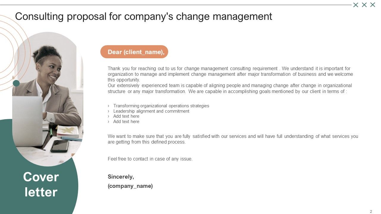 Consulting Proposal For Companys Change Management Ppt PowerPoint Presentation Complete Deck With Slides Slide02