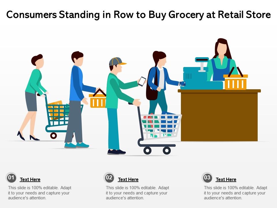 Consumers_Standing_In_Row_To_Buy_Grocery_At_Retail_Store_Ppt_PowerPoint_Presentation_Icon_Infographics_PDF_Slide_1.jpg