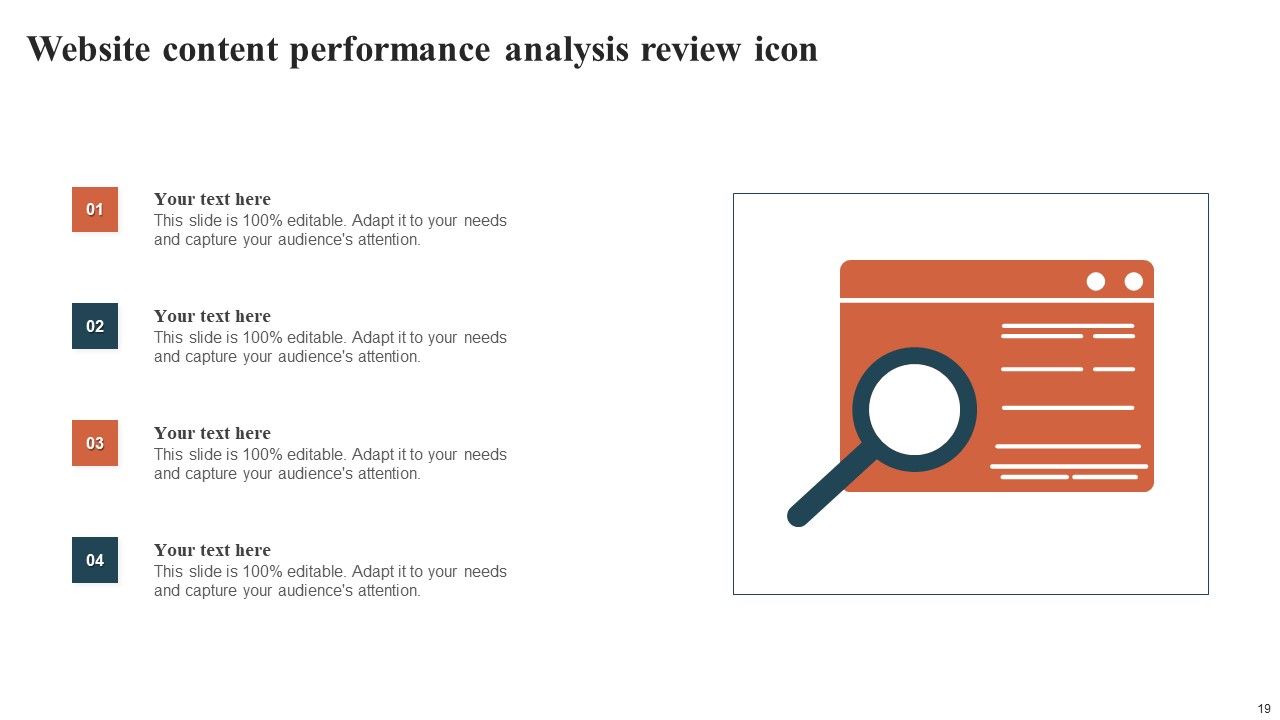 Content Performance Analysis Ppt PowerPoint Presentation Complete Deck With Slides Slide19