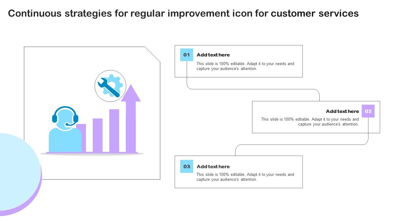 Continuous_Strategies_For_Regular_Improvement_Icon_For_Customer_Services_Professional_PDF_Slide_1.jpg