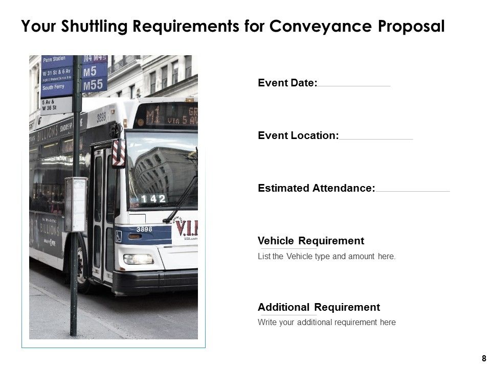 Conveyance Proposal Ppt PowerPoint Presentation Complete Deck With Slides Slide08