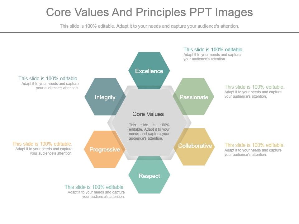 Core Values And Principles Ppt Images