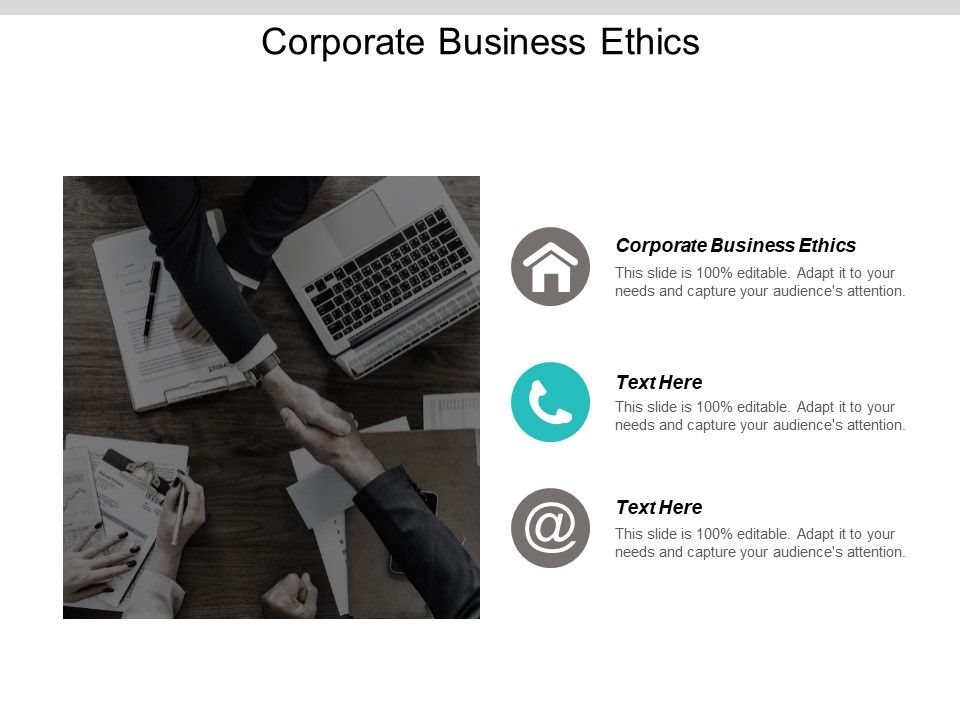 Corporate Business Ethics Ppt PowerPoint Presentation Outline Graphics ...