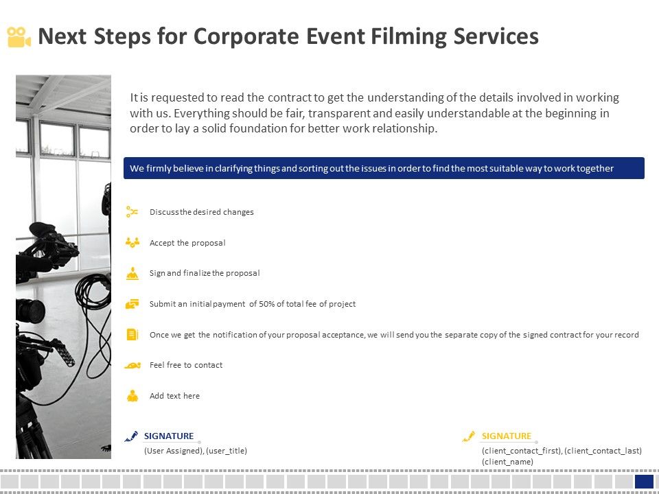 Corporate_Event_Filming_Next_Steps_For_Corporate_Event_Filming_Services_Ppt_Icon_Slides_PDF_Slide_1.jpg