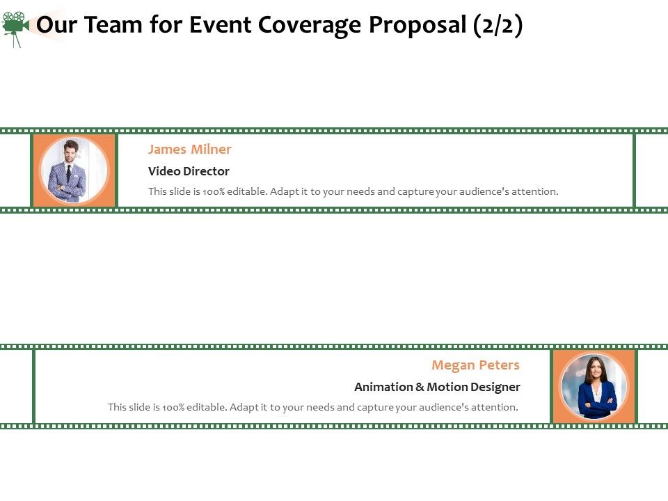 Corporate Event Videography Proposal Our Team For Event Coverage
