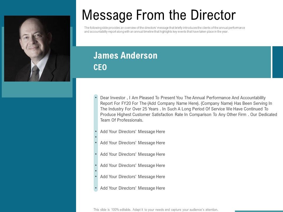 Corporate_Execution_And_Financial_Liability_Report_Message_From_The_Director_Structure_PDF_Slide_1.jpg