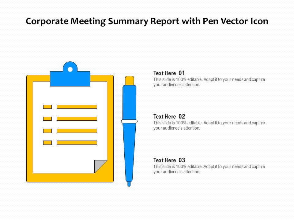 Corporate_Meeting_Summary_Report_With_Pen_Vector_Icon_Ppt_PowerPoint_Presentation_Icon_Model_PDF_Slide_1.jpg