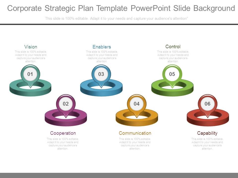 Corporate Strategic Plan Template Powerpoint Slide Background
