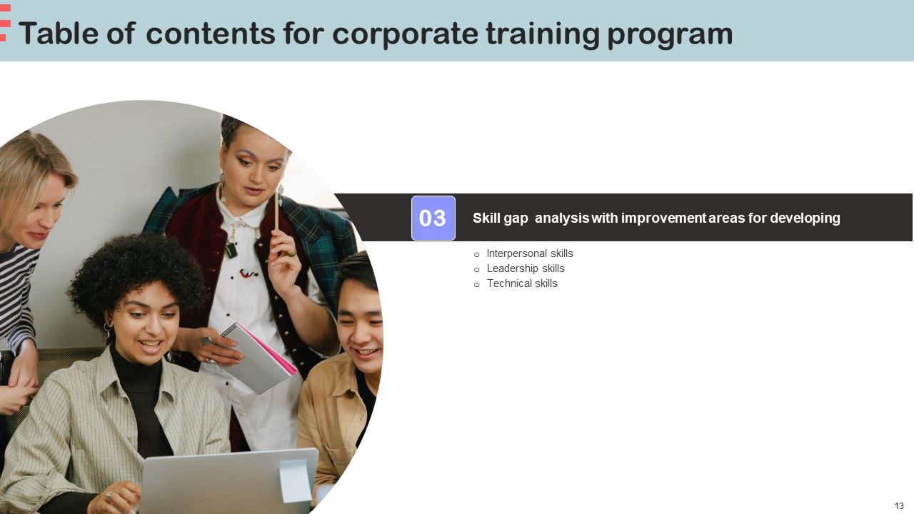 Corporate Training Program Ppt PowerPoint Presentation Complete Deck With Slides Slide13