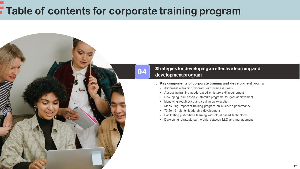Corporate Training Program Ppt PowerPoint Presentation Complete Deck With Slides Slide17