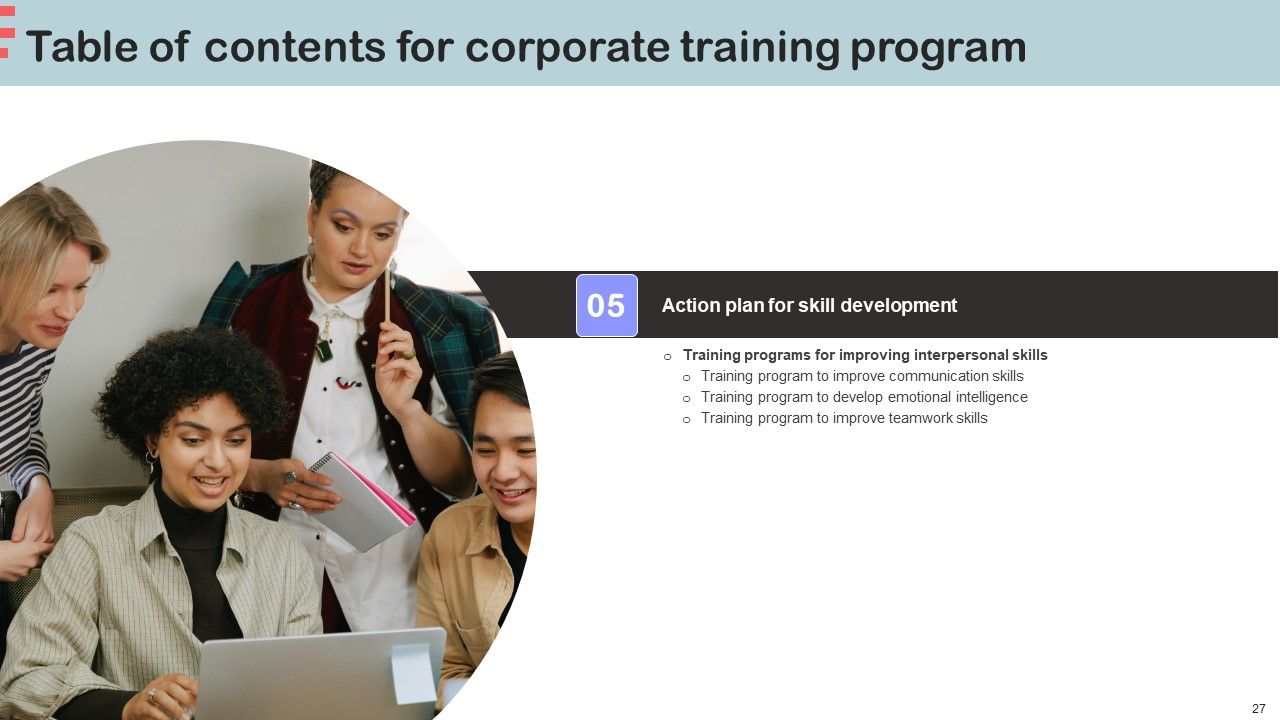 Corporate Training Program Ppt PowerPoint Presentation Complete Deck With Slides Slide27