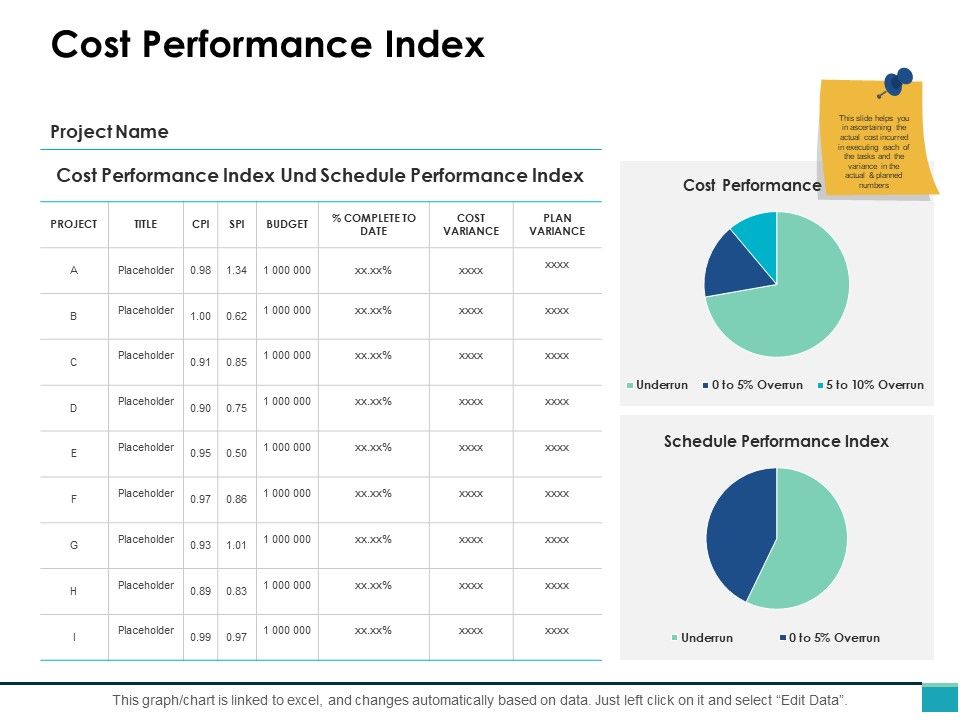 Cost Performance Index Ppt PowerPoint Presentation Styles Vector