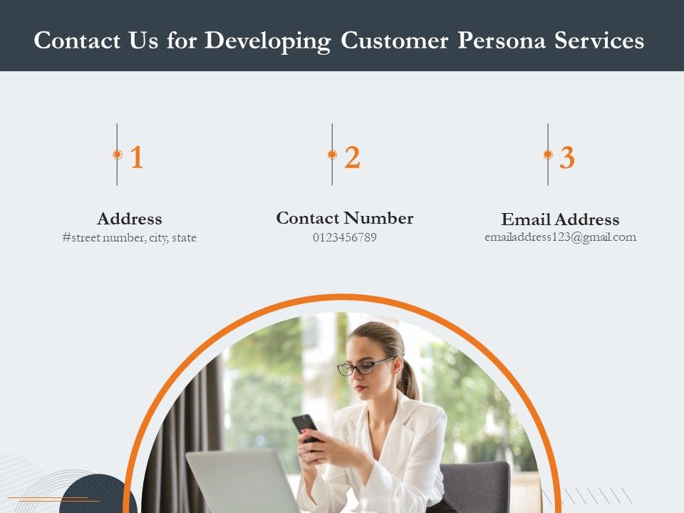 Creating_Buyer_Persona_Contact_Us_For_Developing_Customer_Persona_Services_Icons_PDF_Slide_1.jpg