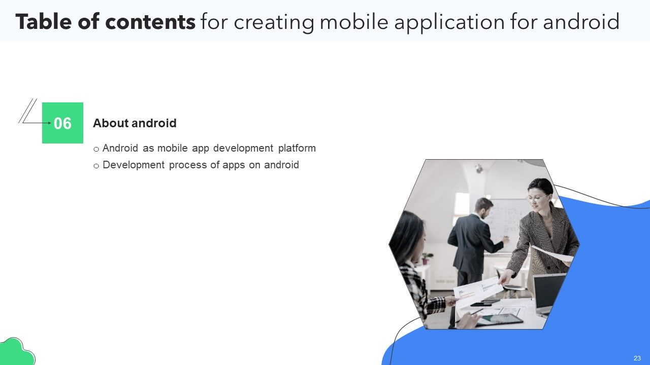 Creating Mobile Application For Android Ppt PowerPoint Presentation Complete Deck With Slides Slide23
