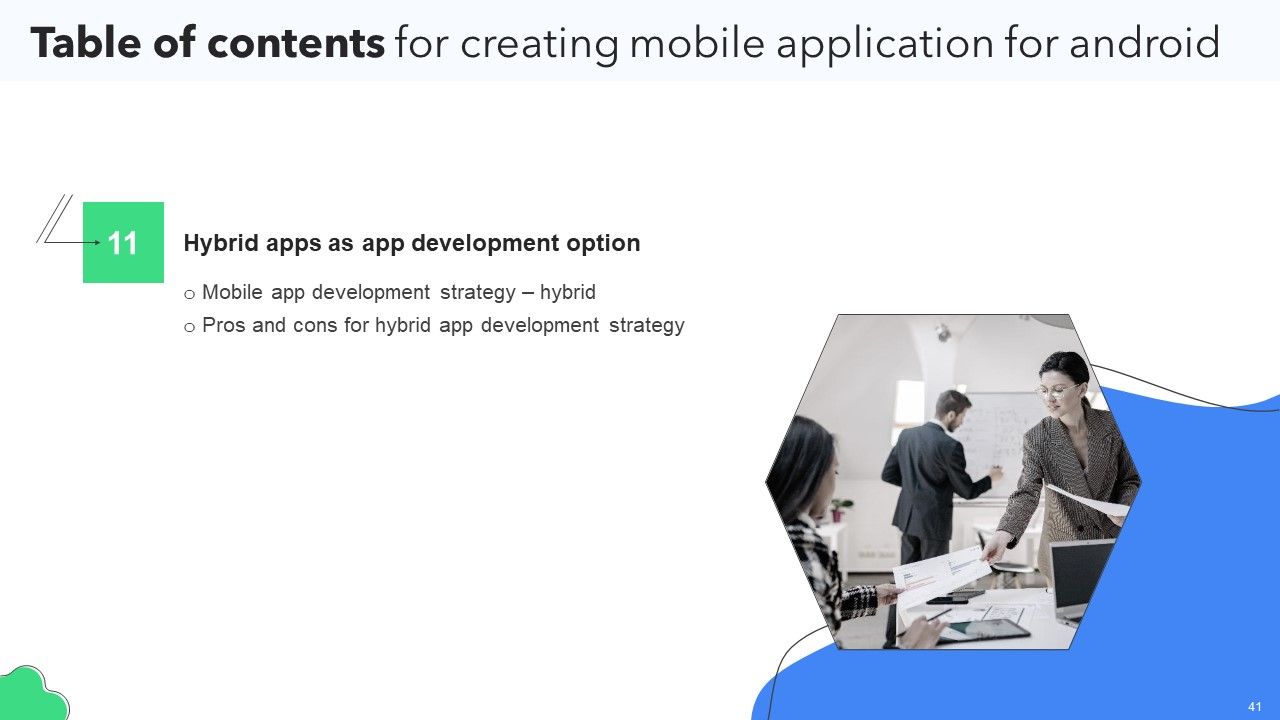 Creating Mobile Application For Android Ppt PowerPoint Presentation Complete Deck With Slides Slide41