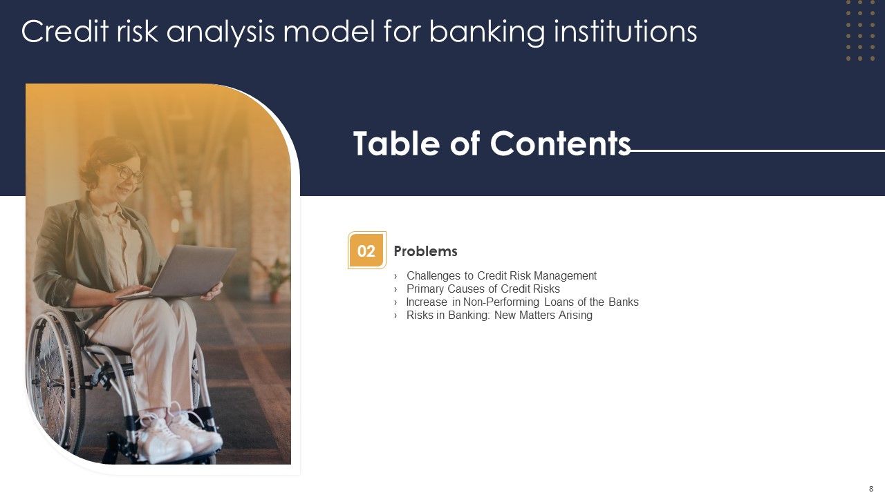 Credit Risk Analysis Model For Banking Institutions Ppt PowerPoint Presentation Complete Deck With Slides Slide08