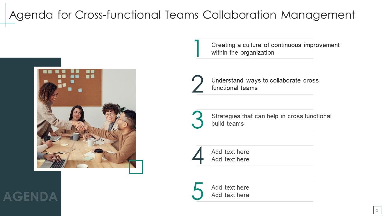 Cross Functional Teams Collaboration Management Ppt PowerPoint Presentation Complete Deck With Slides Slide02