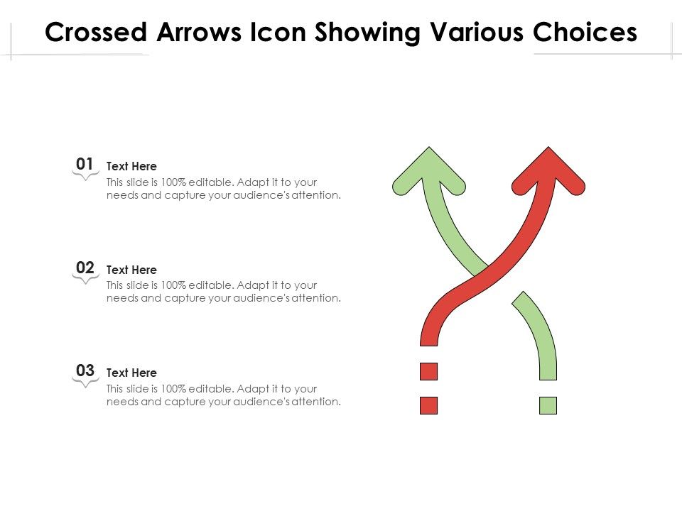 Crossed_Arrows_Icon_Showing_Various_Choices_Ppt_PowerPoint_Presentation_Gallery_Background_PDF_Slide_1.jpg