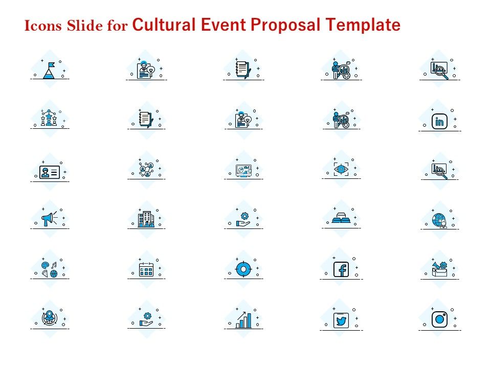 Cultural_Event_Icons_Slide_For_Cultural_Event_Proposal_Template_Elements_PDF_Slide_1.jpg