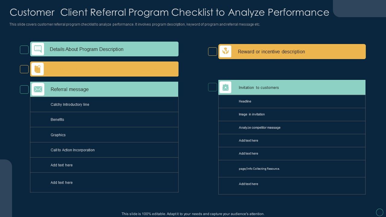 Customer_Client_Referral_Program_Checklist_To_Analyze_Performance_Ppt_Icon_Objects_PDF_Slide_1.jpg