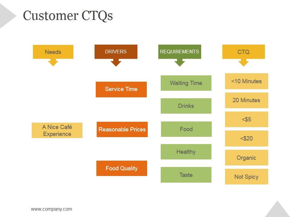 Customer Ctqs Ppt PowerPoint Presentation Shapes