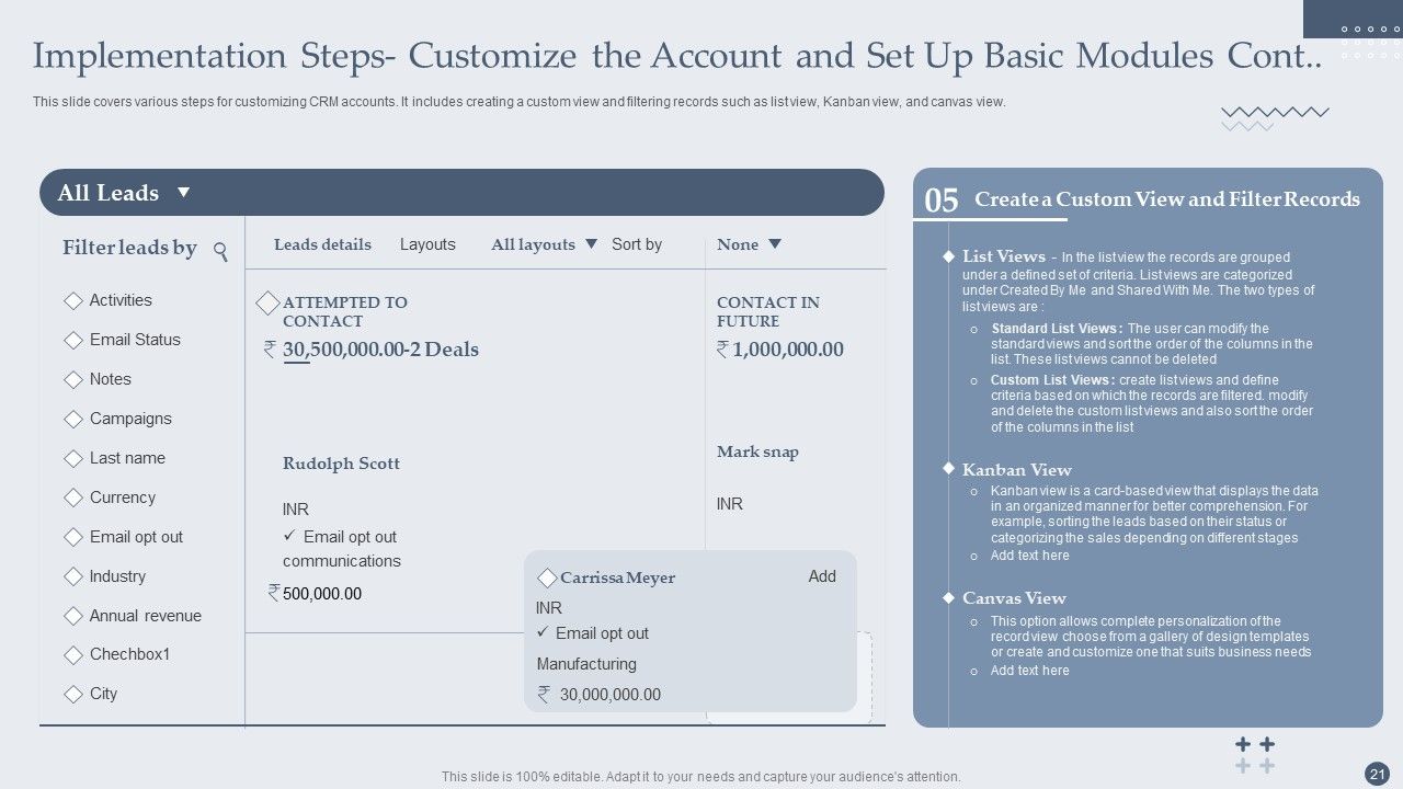 Customer Relationship Management Software Deployment Guide Ppt PowerPoint Presentation Complete Deck With Slides Slide21