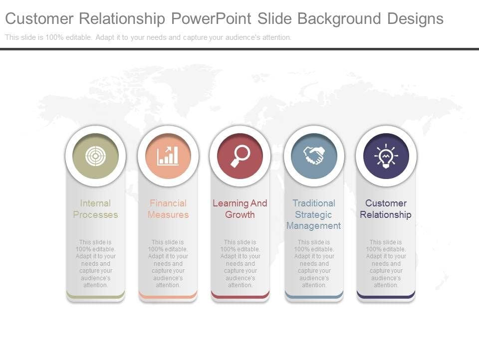 Customer Relationship Powerpoint Slide Background Designs