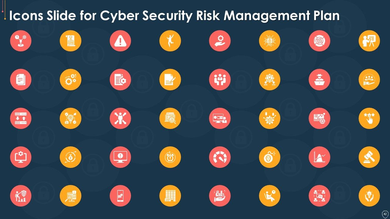 Cyber Security Risk Management Plan Ppt PowerPoint Presentation Complete Deck With Slides Slide42
