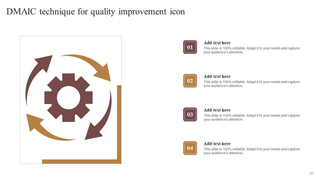 DMAIC Technique Ppt PowerPoint Presentation Complete Deck With Slides Slide17