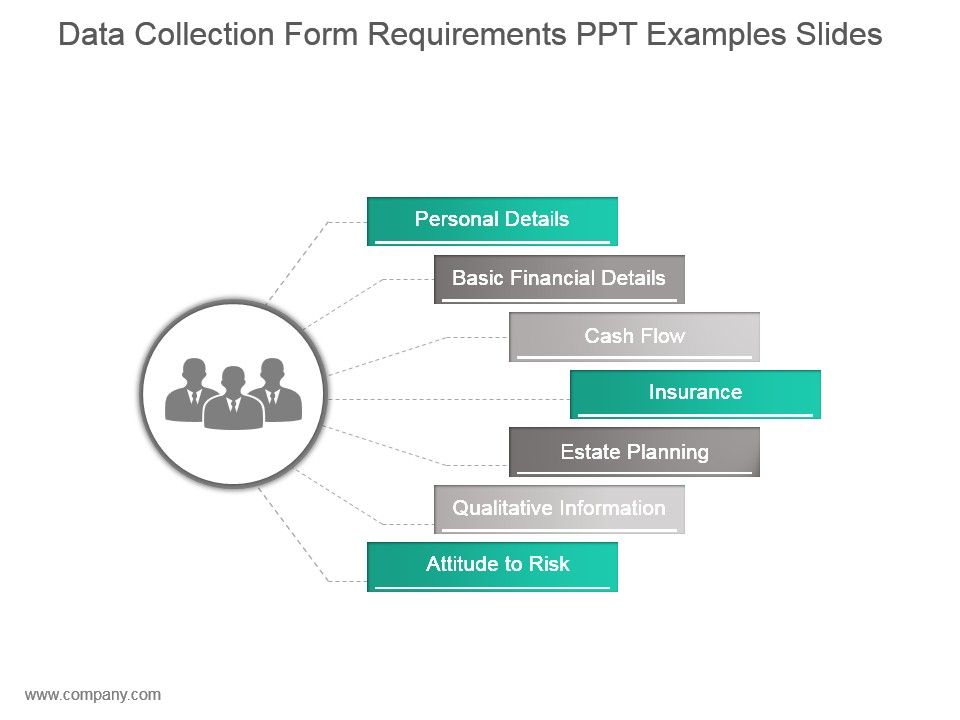 Data Collection Form Requirements Ppt Examples Slides