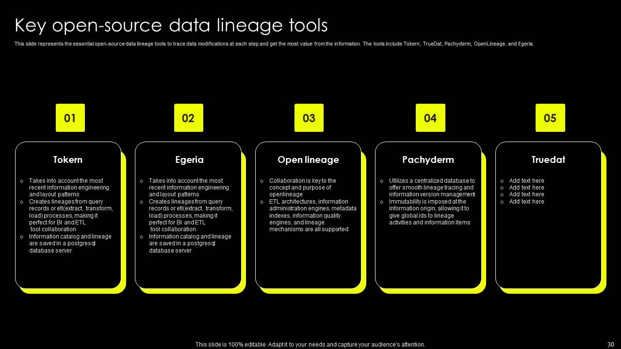 Data Lineage Implementation Ppt PowerPoint Presentation Complete Deck With Slides Slide30