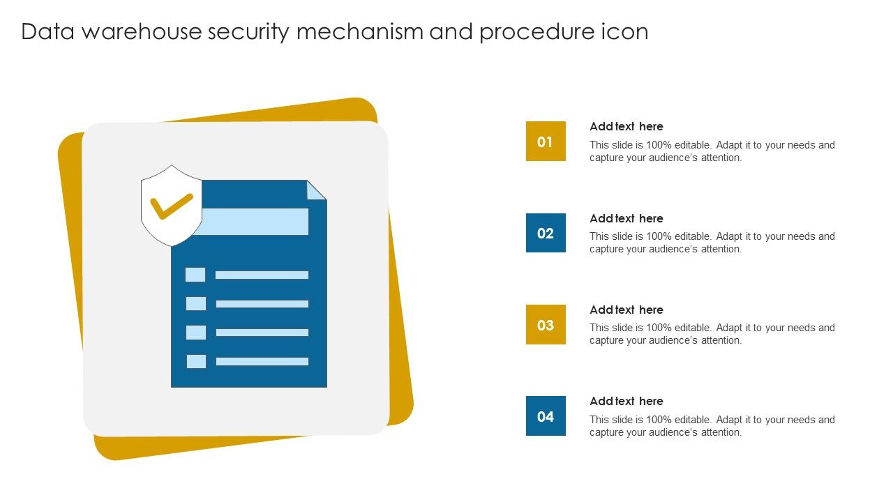 Data_Warehouse_Security_Mechanism_And_Procedure_Icon_Demonstration_PDF_Slide_1.jpg