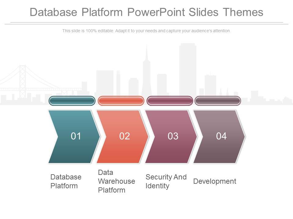 Database Platform Powerpoint Slides Themes