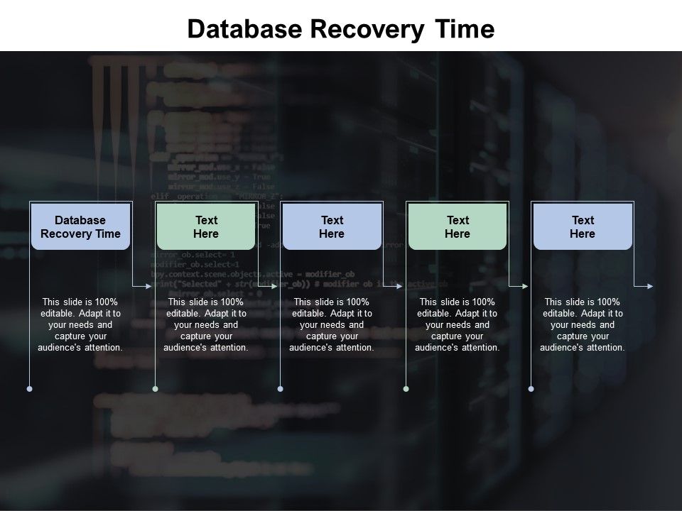 Database Recovery Time Ppt PowerPoint Presentation File Example File ...