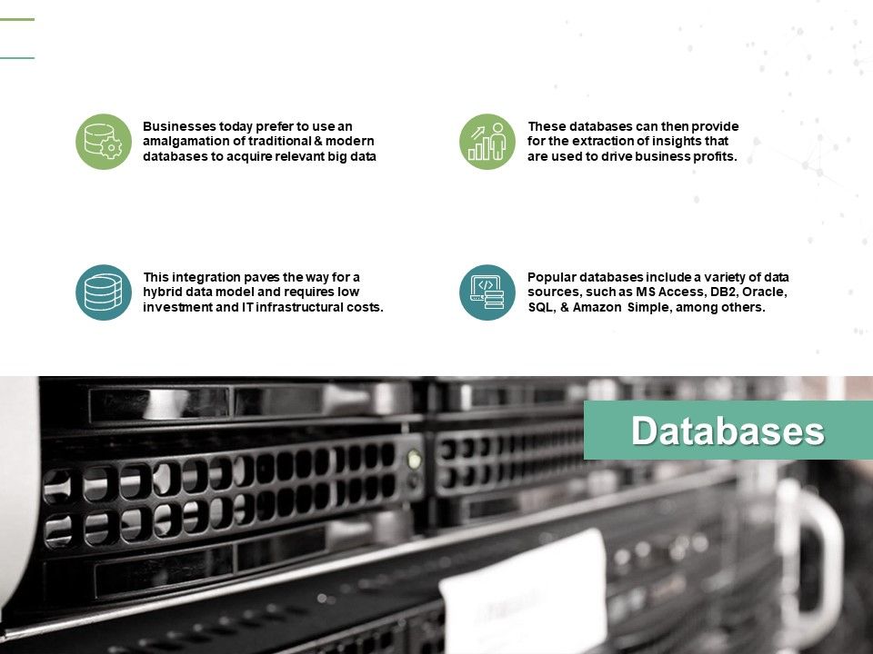 Databases Gears Storage Ppt PowerPoint Presentation Gallery Topics