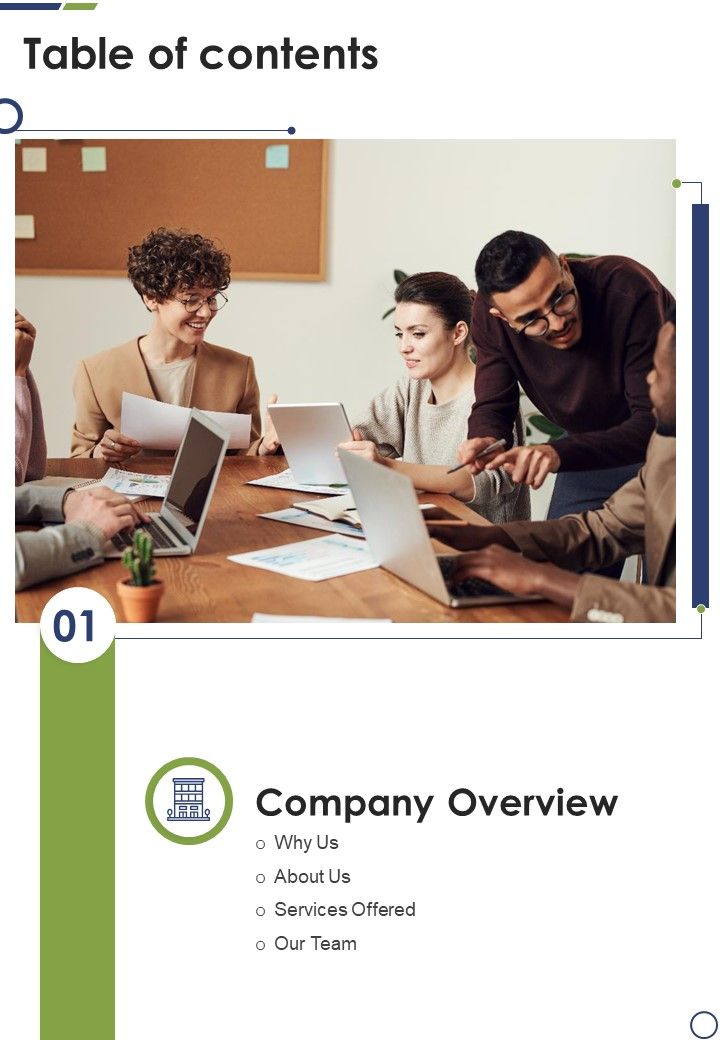 Debt Management Process Research Proposal Table Of Contents One Pager Sample Example Document Slide01