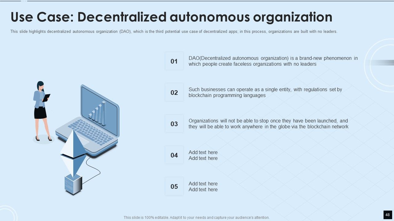 Decentralized Applications IT Ppt PowerPoint Presentation Complete With Slides Slide48
