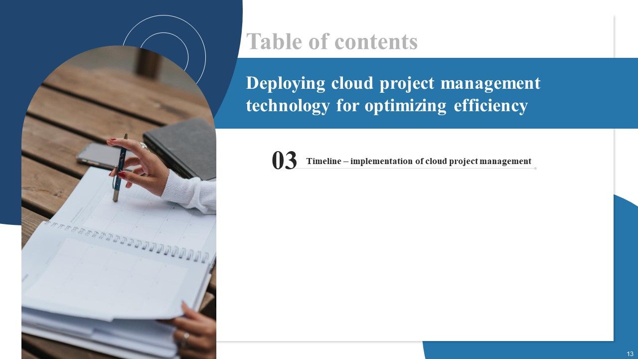 Deploying Cloud Project Management Technology For Optimizing Efficiency Ppt PowerPoint Presentation Complete Deck With Slides Slide13