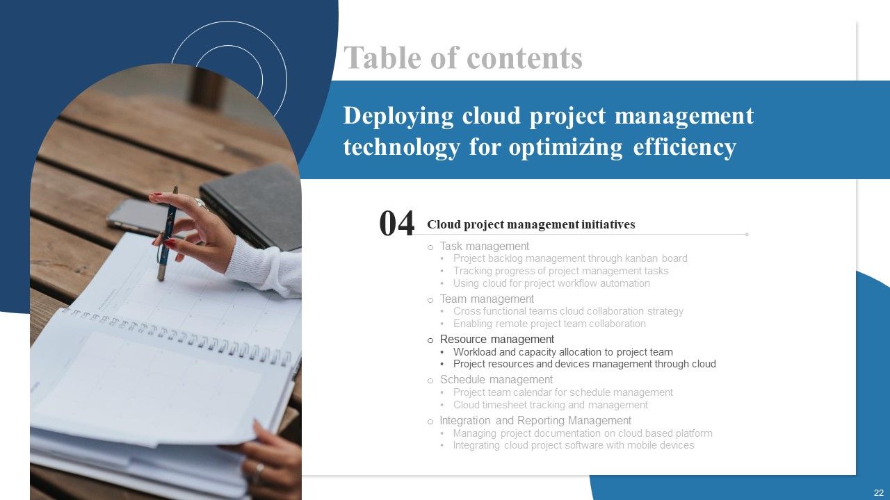 Deploying Cloud Project Management Technology For Optimizing Efficiency Ppt PowerPoint Presentation Complete Deck With Slides Slide22