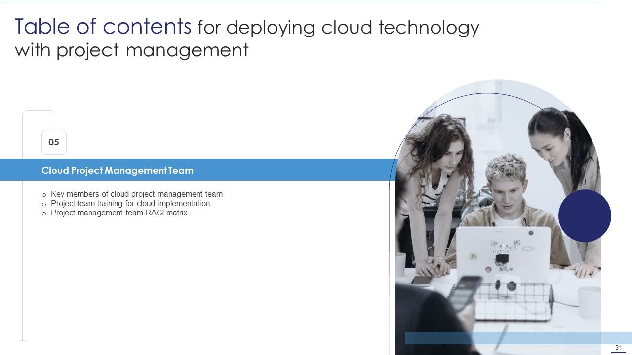 Deploying Cloud Technology With Project Management Ppt PowerPoint Presentation Complete Deck With Slides Slide31