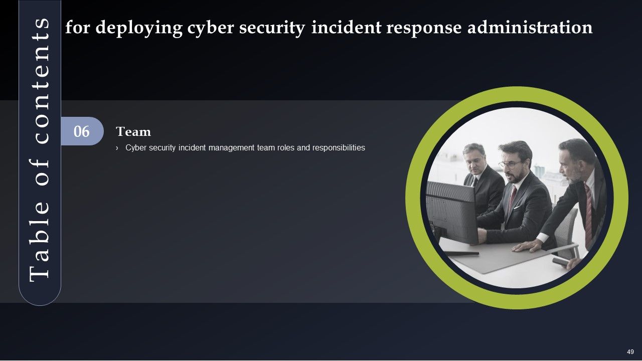 Deploying Cyber Security Incident Response Administration Ppt PowerPoint Presentation Complete Deck With Slides Slide49