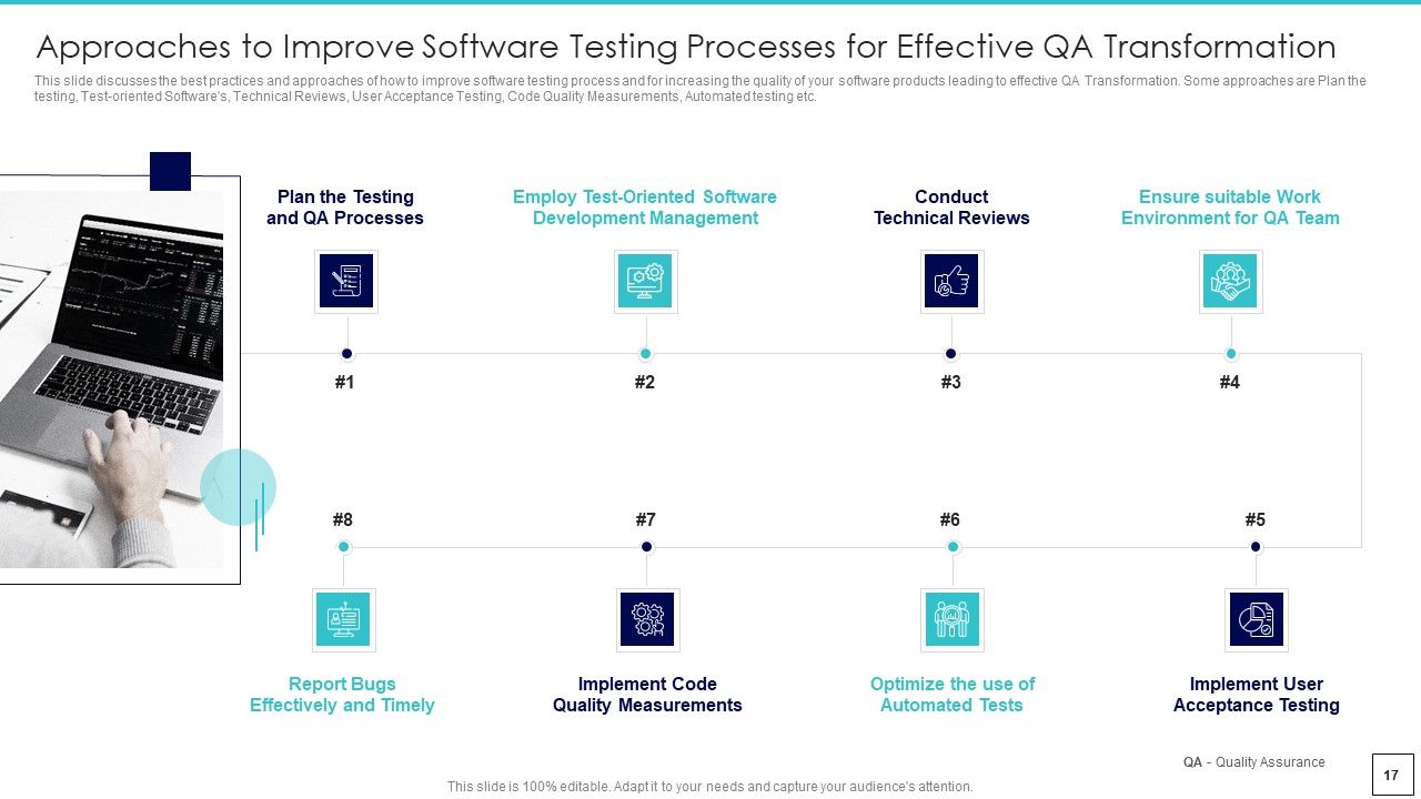 Deploying Quality Assurance QA Transformation Tools And Strategies Ppt PowerPoint Presentation Complete Deck With Slides Slide17