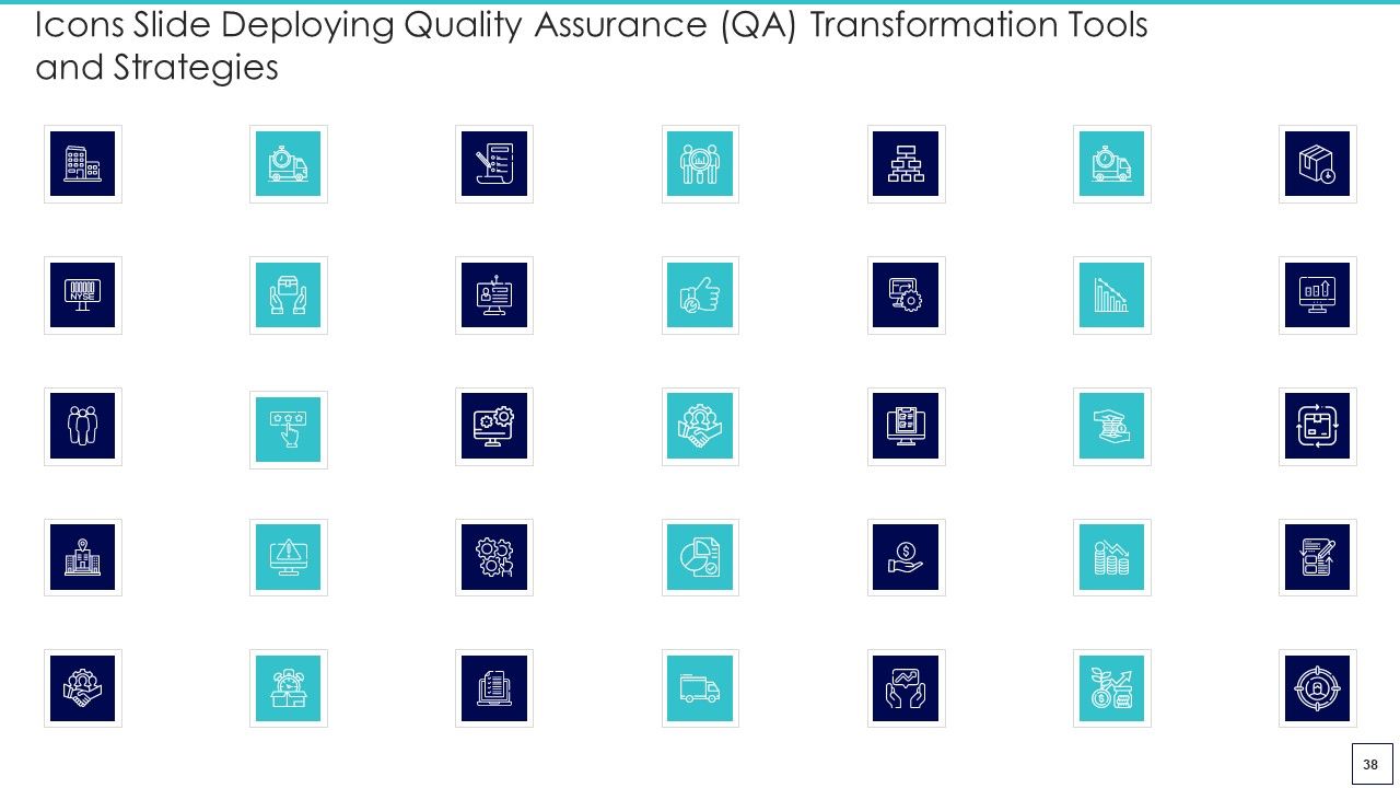 Deploying Quality Assurance QA Transformation Tools And Strategies Ppt PowerPoint Presentation Complete Deck With Slides Slide38
