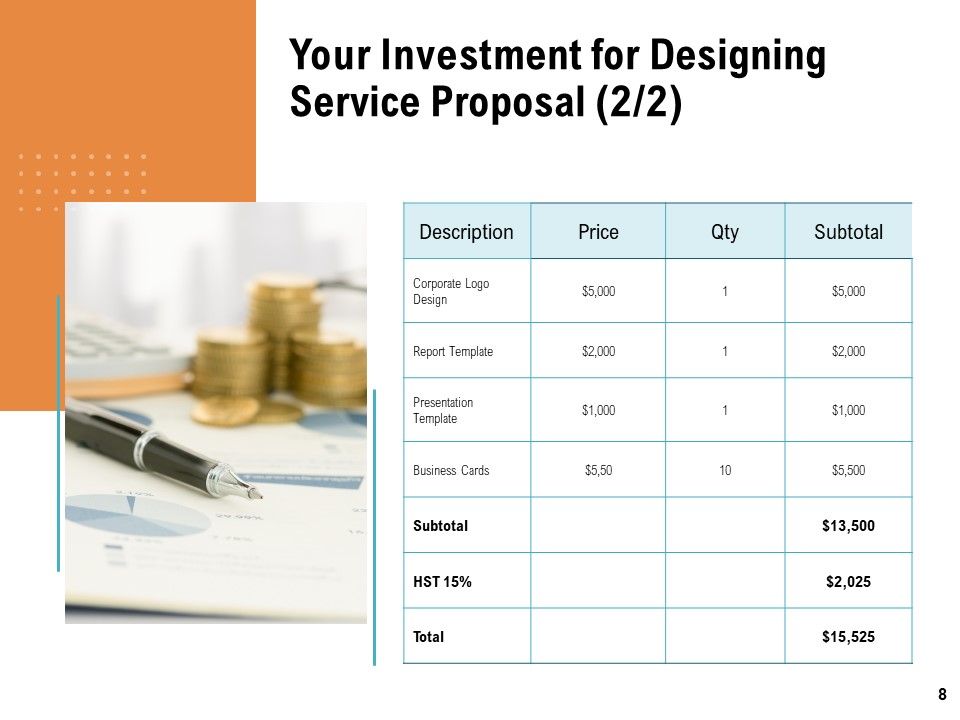 Designing Service Proposal Ppt PowerPoint Presentation Complete Deck With Slides Slide08