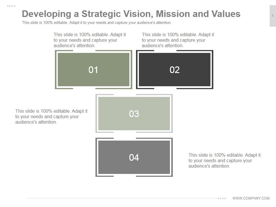 Developing A Strategic Vision Mission And Values Ppt PowerPoint ...
