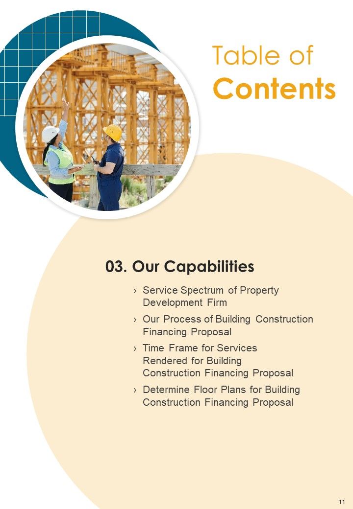 Developing Construction Funding Proposal Example Document Report Doc Pdf Ppt Slide11
