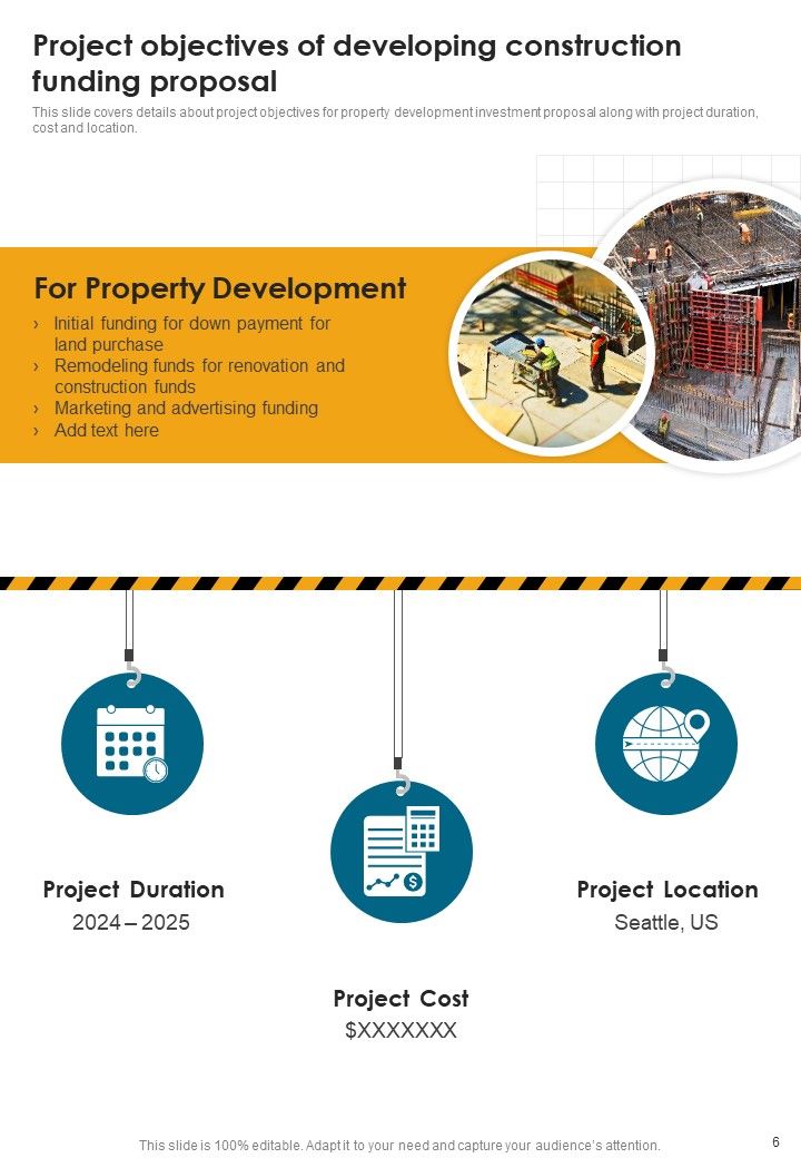 Developing Construction Funding Proposal Example Document Report Doc Pdf Ppt Slide06