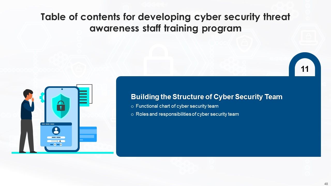 Developing Cyber Security Threat Awareness Staff Training Program Ppt PowerPoint Presentation Complete Deck With Slides Slide48