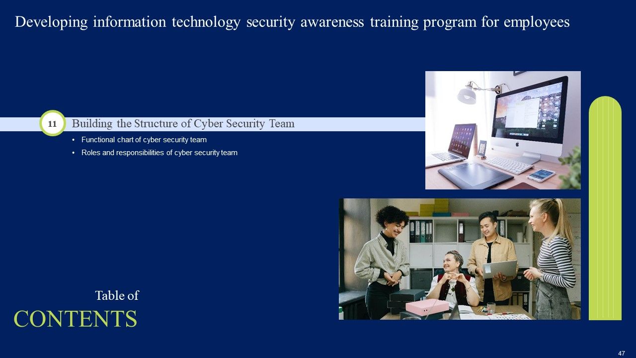 Developing Information Technology Security Awareness Training Program For Employees Ppt PowerPoint Presentation Complete Deck With Slides Slide47
